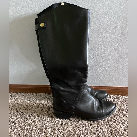 Target Shoes - Target Black Knee High Boots with gold button size 7.5